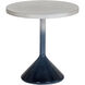 Laszilo 20 X 19.75 inch Light Grey / Blue Outdoor End Table